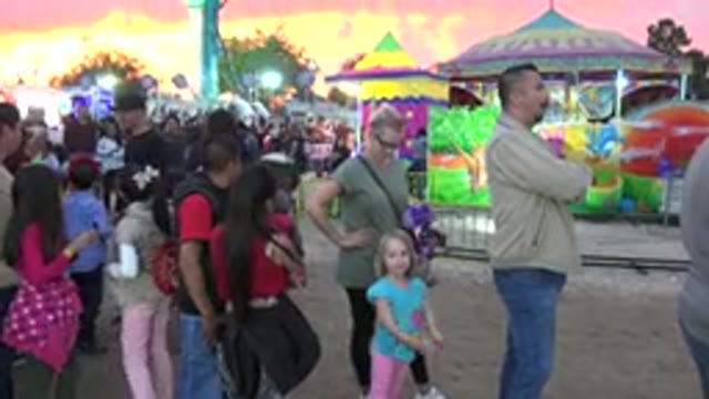 SAN JOSE DEL CABO MEXICO-2019: Children And Their Parents Are Excited As They Play At Amusement Park