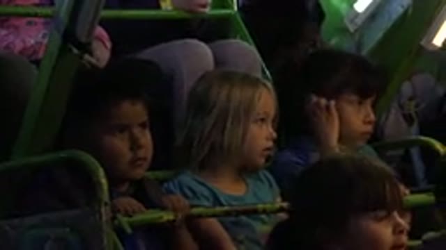 SAN JOSE DEL CABO MEXICO-2019: Children Waiting for Amusement Ride