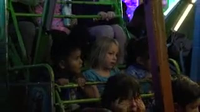SAN JOSE DEL CABO MEXICO-2019: Little Kids Waiting For A Ride To Start