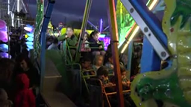 SAN JOSE DEL CABO MEXICO-2019: Kids Playing at Amusement Park