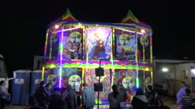 SAN JOSE DEL CABO MEXICO-2019: Children Playing Jumping In The Colorful