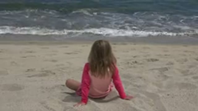 SAN JOSE DEL CABO MEXICO-2019: Girl On The Beach Is Having A Great View On The