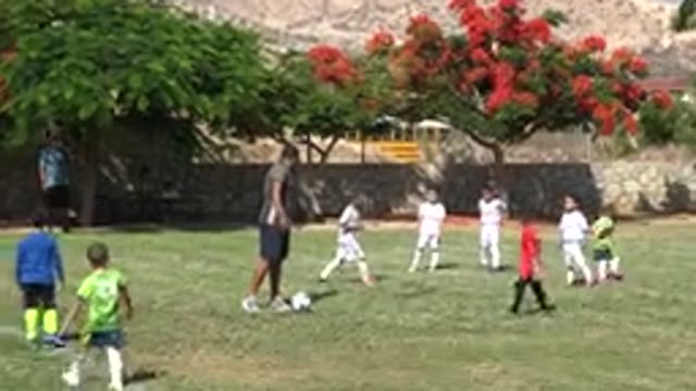SAN JOSE DEL CABO MEXICO-2019: Children's Soccer Game With Head Coach Giving