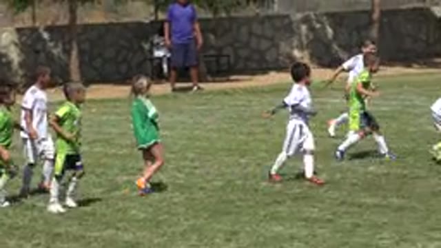 SAN JOSE DEL CABO MEXICO-2019: Kids Practicing Soccer in Outdoor Training Session