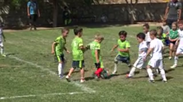 SAN JOSE DEL CABO MEXICO-2019: Children Playing Football