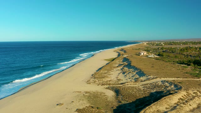 TODOS SANTOS BCS MEXICO-2021: Coastal Dunes and Rolling Ocean Waves