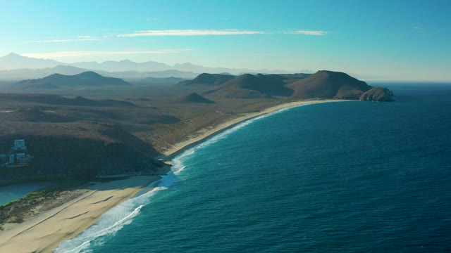 TODOS SANTOS BCS MEXICO-2021: Coastal Landscape with Shifting Clouds and Gentle Waves