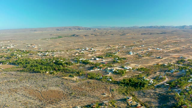 TODOS SANTOS BCS MEXICO-2021: Arid Settlement with Scattered Homes and Dry Hills