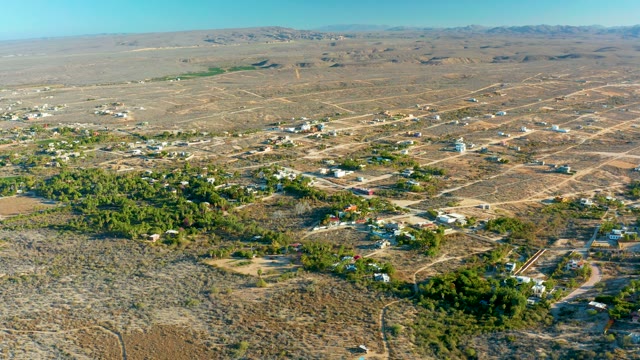TODOS SANTOS BCS MEXICO-2021: Scattered Homes in a Dry Arid Landscape