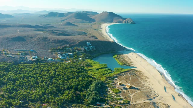 TODOS SANTOS BCS MEXICO-2021: Coastal Landscape with Clearing Sky and Ocean Waves