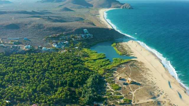 TODOS SANTOS BCS MEXICO-2021: Coastal Landscape with Shifting Sunlight and Shadows