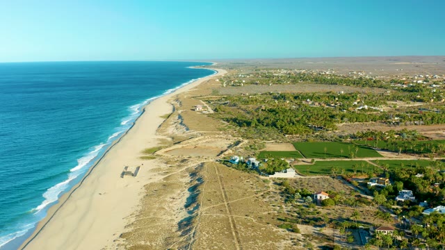 TODOS SANTOS BCS MEXICO-2021: Coastal Water Level Changes Along Sandy Shoreline
