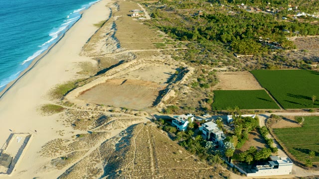 TODOS SANTOS BCS MEXICO-2021: Coastal Dunes and Farm Fields by the Ocean