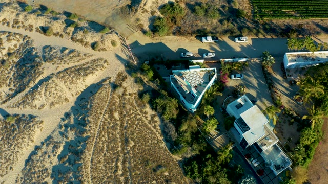 TODOS SANTOS BCS MEXICO-2021: Coastal Dunes Transitioning to Residential Road