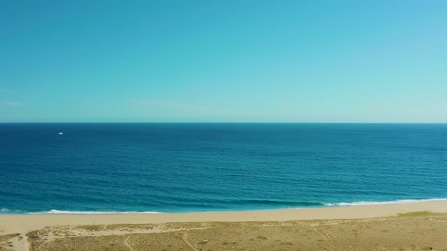 TODOS SANTOS BCS MEXICO-2021: Beach and Ocean with Gentle Waves From Above