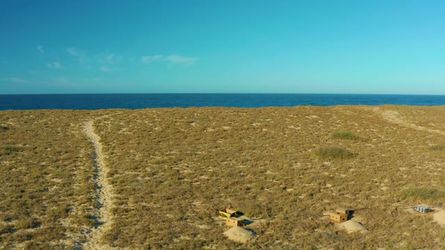TODOS SANTOS BCS MEXICO-2021: Dune Landscape with Ocean in the Background