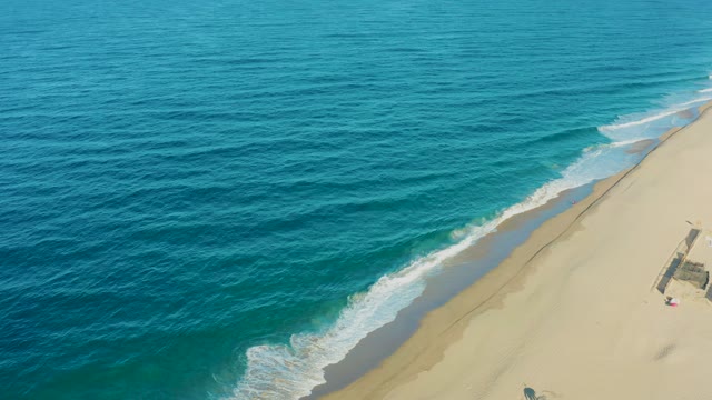 TODOS SANTOS BCS MEXICO-2021: Gentle Ocean Waves Lapping Sandy Beach