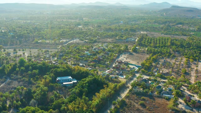 TODOS SANTOS BCS MEXICO-2021: Rural Countryside with Trees and Scattered Homes