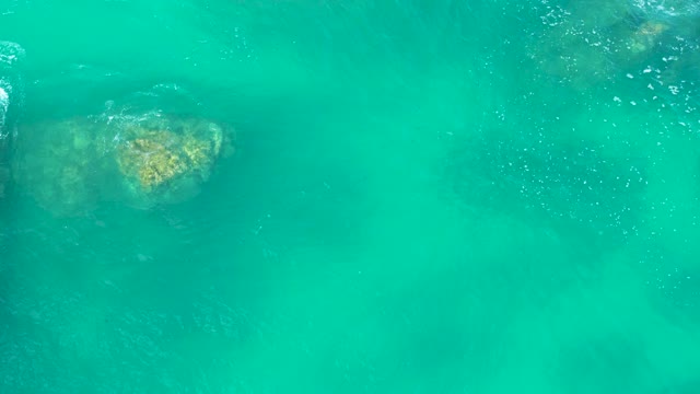 MARQUIS LOS CABOS MEXICO-2021: Clear Turquoise Water Over Underwater Rocks