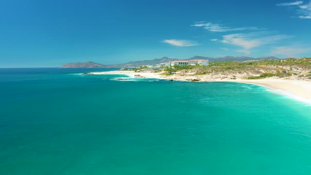 MARQUIS LOS CABOS MEXICO-2021: Gentle Ocean Waves on White Sandy Beach