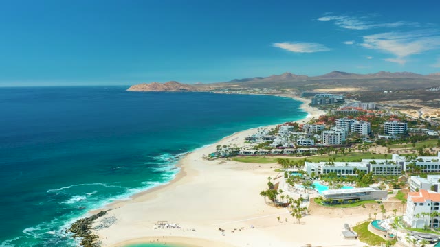 MARQUIS LOS CABOS MEXICO-2021: Coastal Resort Development Along Sandy Beach