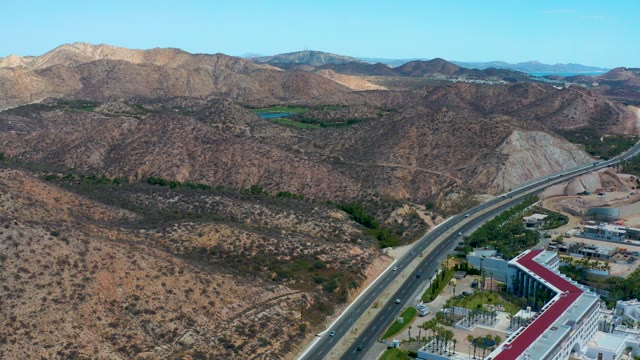 MARQUIS LOS CABOS MEXICO-2021: Highway Winding Through Desert Mountains