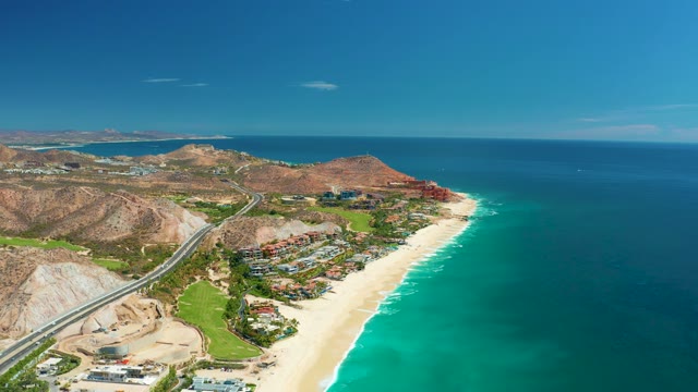 MARQUIS LOS CABOS MEXICO-2021: Coastal Construction Site with Beach and Ocean View