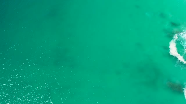 MARQUIS LOS CABOS MEXICO-2021: Turquoise Ocean Waves From Above