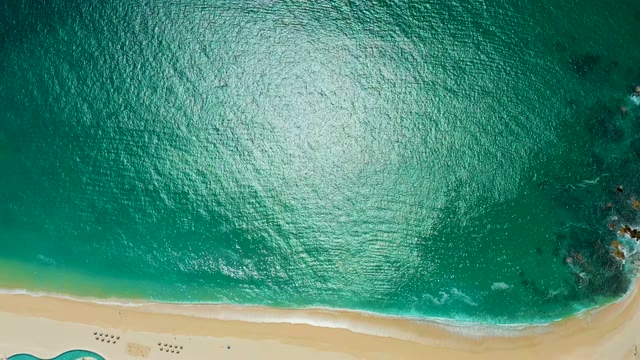 MARQUIS LOS CABOS MEXICO-2021: Gentle Ocean Waves Lapping Sandy Shore