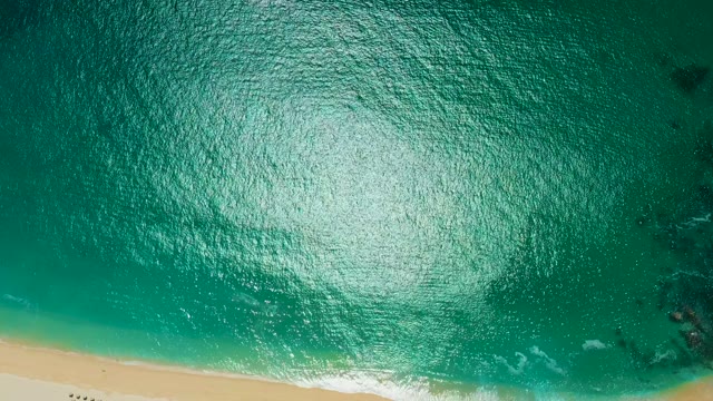 MARQUIS LOS CABOS MEXICO-2021: Gentle Ocean Waves on Sandy Shore