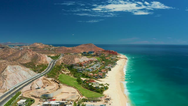 MARQUIS LOS CABOS MEXICO-2021: Coastal Road Traffic and Development Site