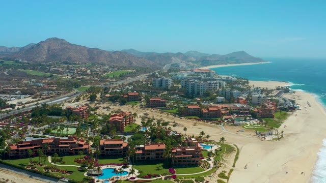 DREAMS LOS CABOS BCS MEXICO-2021: Coastal Resort and Beach From Above