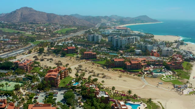DREAMS LOS CABOS BCS MEXICO-2021: Coastal Resort with Beach and Mountain Backdrop