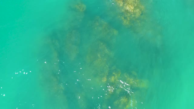 DREAMS LOS CABOS BCS MEXICO-2021: Rippling Clear Water Over Submerged Rocks