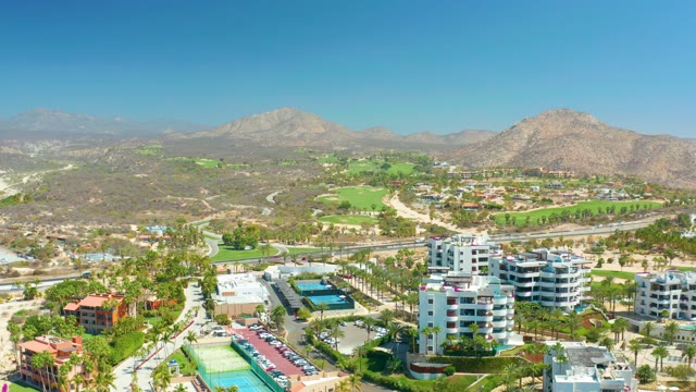 DREAMS LOS CABOS BCS MEXICO-2021: Residential Development with Golf Course and Mountain View From Above