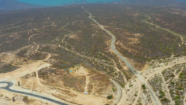 DREAMS LOS CABOS BCS MEXICO-2021: Winding Roads Through Arid Hillscape