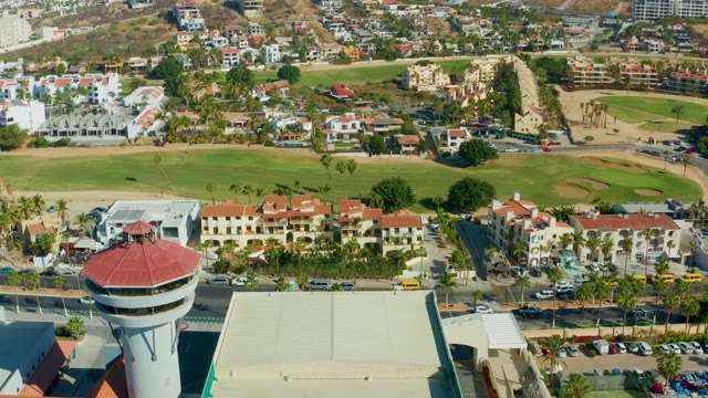 SAN JOSE DEL CABO BCS MEXICO-2021: Control Tower Over Residential Neighborhood and Golf Course