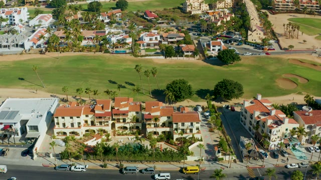 SAN JOSE DEL CABO BCS MEXICO-2021: Residential Area and Golf Course From Above