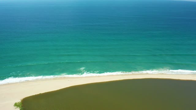 SAN JOSE DEL CABO BCS MEXICO-2021: Aerial Shadow Over Beach and Ocean