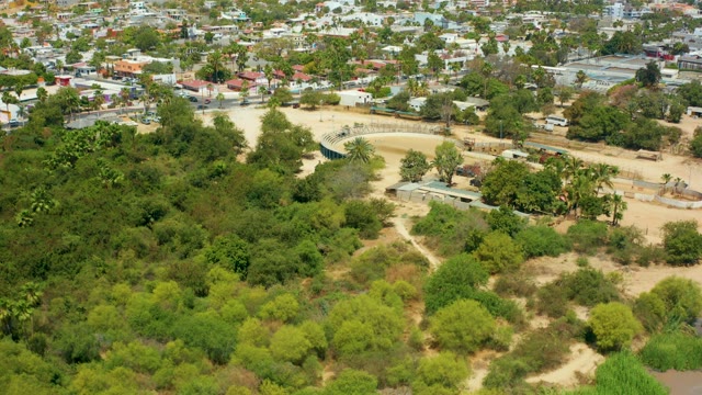 SAN JOSE DEL CABO BCS MEXICO-2021: Park and Residential Area Aerial View