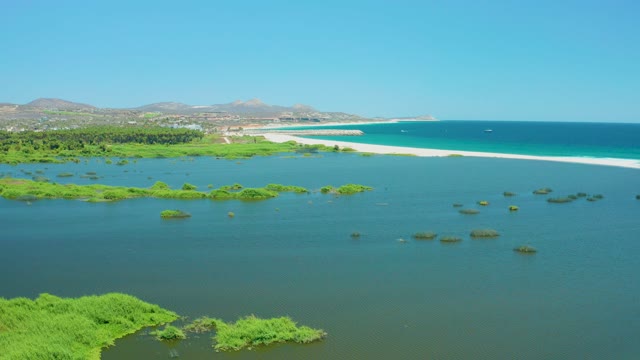 SAN JOSE DEL CABO ESTUARY BCS MEXICO-2021: Sandy Beach and Coastal Marshes by Ocean