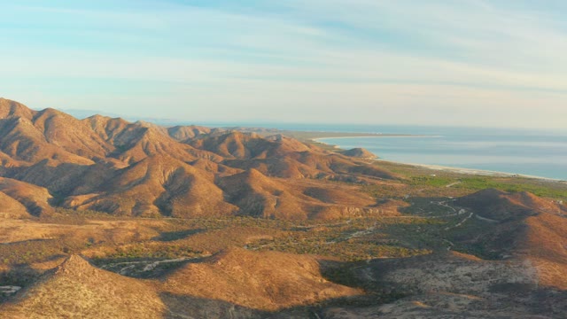 CABO PULMO BCS MEXICO-2021: Shifting Sunlight on Mountain Ranges Near the Sea