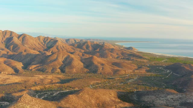 CABO PULMO BCS MEXICO-2021: Rugged Mountain Ranges and Coastal Waters From Above