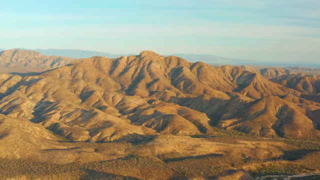 CABO PULMO BCS MEXICO-2021: Rolling Desert Hills Under a Clear Blue Sky