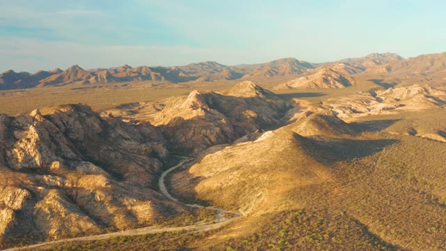 CABO PULMO BCS MEXICO-2021: Winding Road Through Desert Mountain Terrain