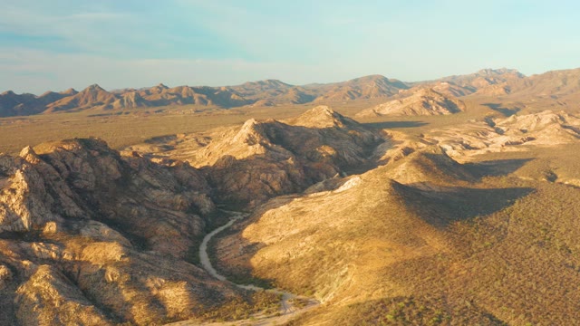 CABO PULMO BCS MEXICO-2021: Winding Road Through Arid Mountain Ridges