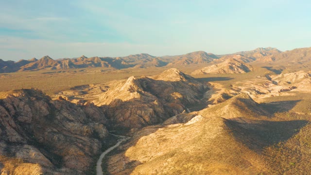 CABO PULMO BCS MEXICO-2021: Winding Road Through Desert Mountain Ranges
