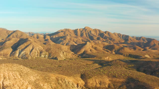 CABO PULMO BCS MEXICO-2021: Desert Hills and Mountains in Slow Pan