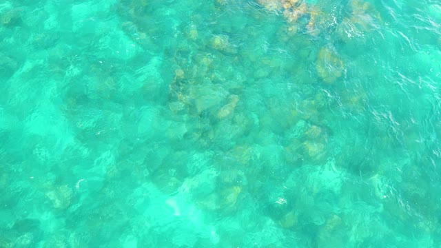HILTON LOS CABOS MEXICO-2021: Clear Turquoise Water Revealing Underwater Rocks