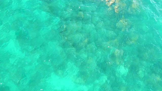 HILTON LOS CABOS MEXICO-2021: Clear Turquoise Water Over Rocky Seabed